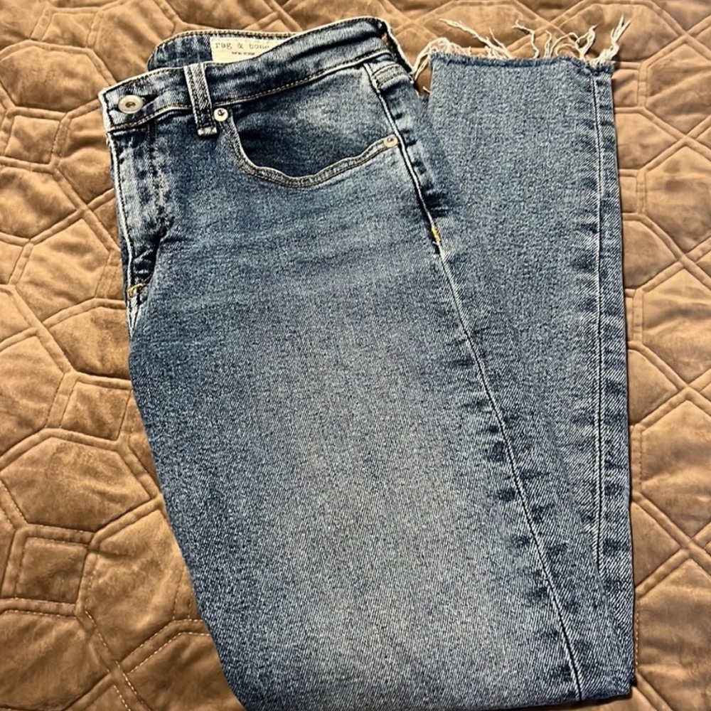 Rag & Bone Cate raw hem jeans size 28
